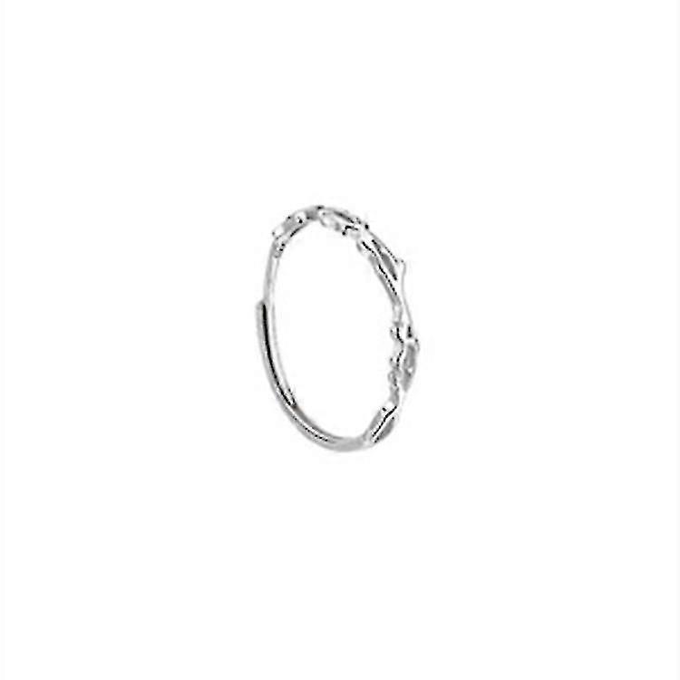 Simple Silver Thorns Open Ring - Creative Silver Thorns Open Ring