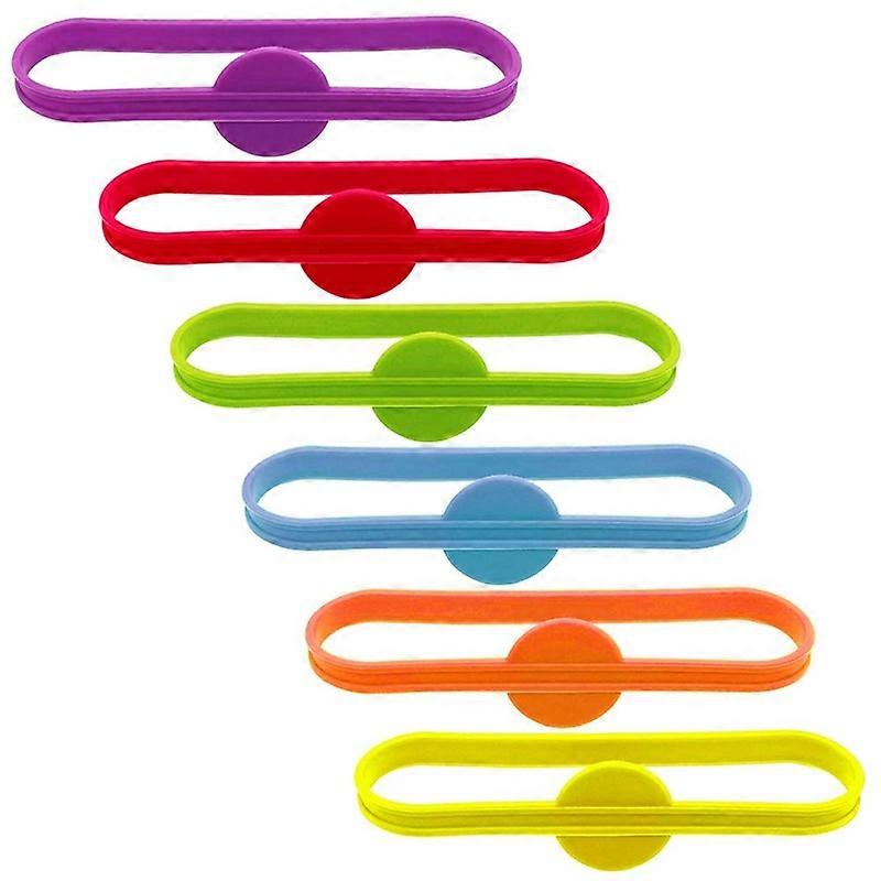 6Pcs/Bag Wine Tags Long Strips Dishwasher Safe Silicone Glass Bottle Strip Tag Marker for Cup KAESI KAESI