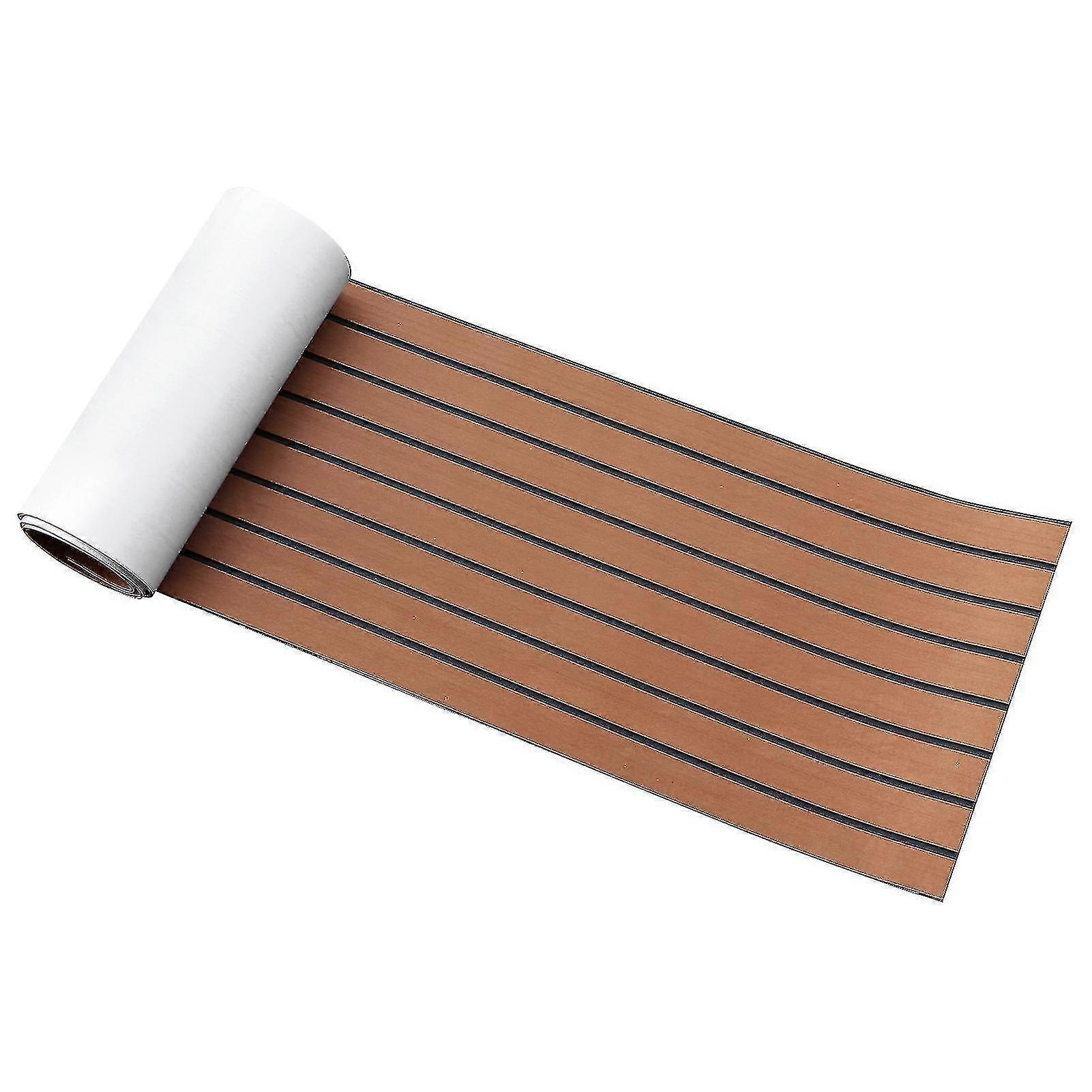 Boat Teak Decking Anti Slip Eva Foam Diy Self Adhesive Flexible Stretchable New