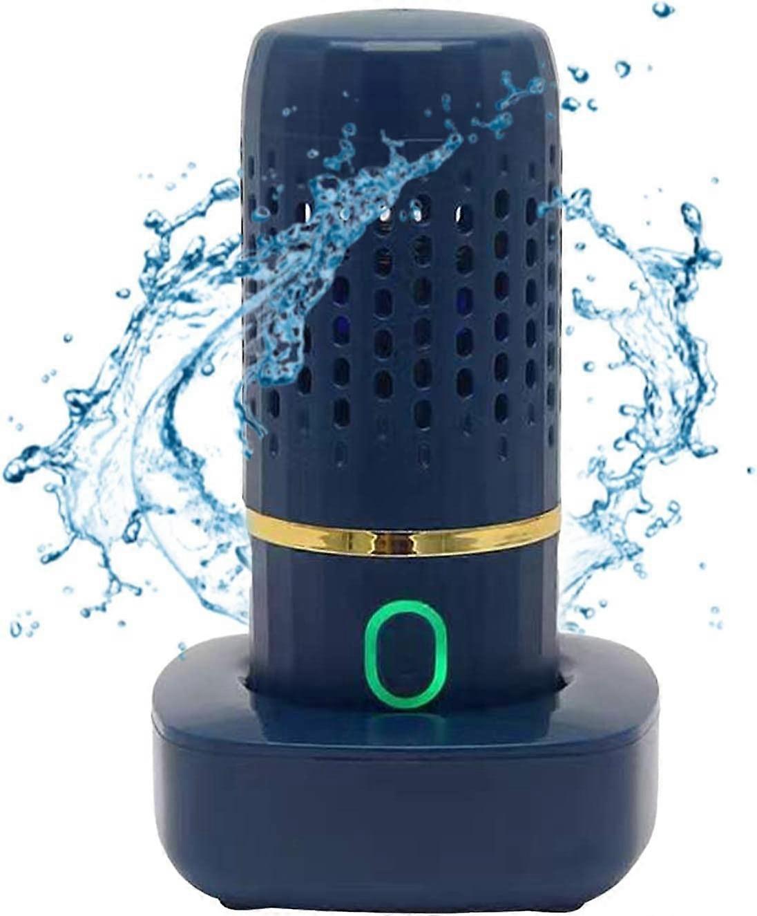 Fruit and Vegetable Washing Machine,with USB Charging Base,Blue