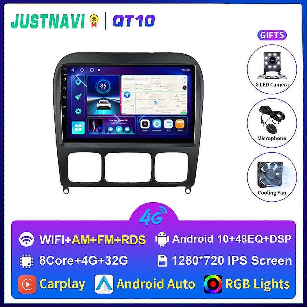 Per Benz Classe S W220 S280 S320 S350 S400 S430 S500 S600 AMG 1998-2005 Android Autoradio Auto Carplay 2Din GPS