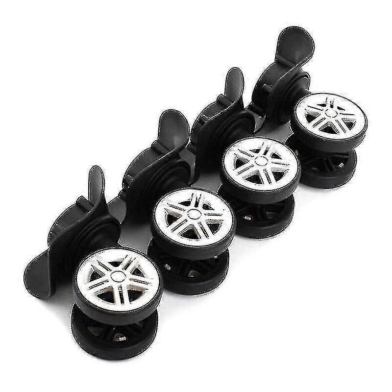 Matkatavaroiden vaihto Matkalaukku Pyörät Pyörän vaihto Matkalaukku Pyörät Matkatavara Matkalaukku Vasen ja oikea Pyörän korjaustarvikesarja 2 pari