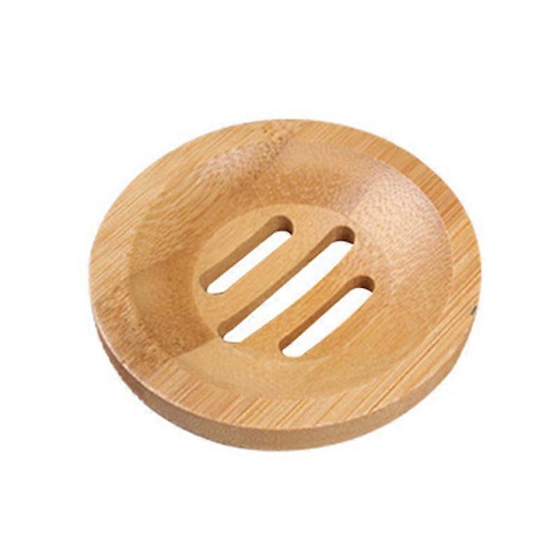 2 Pack Bambus Holz Seifenschale