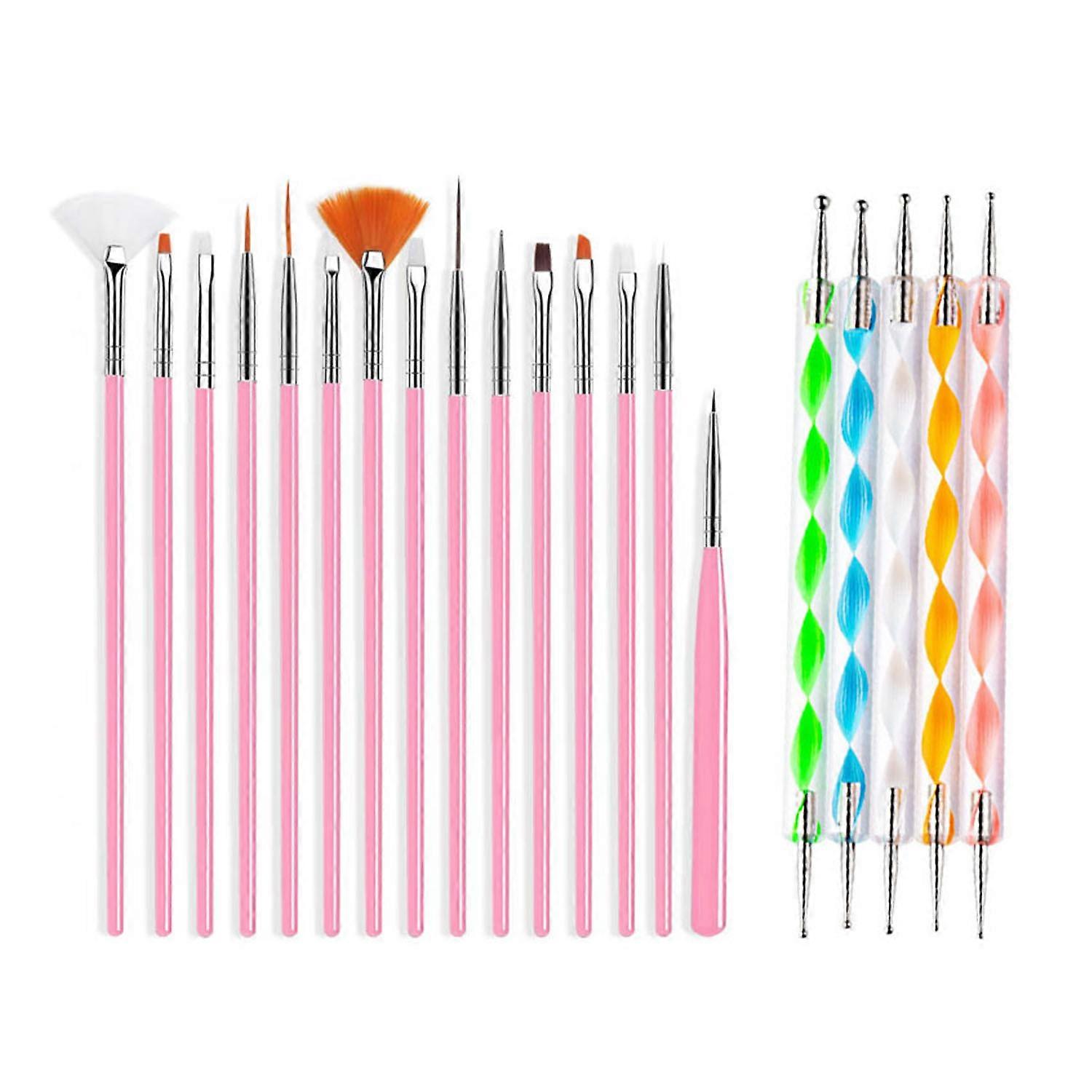 20 nail brushes