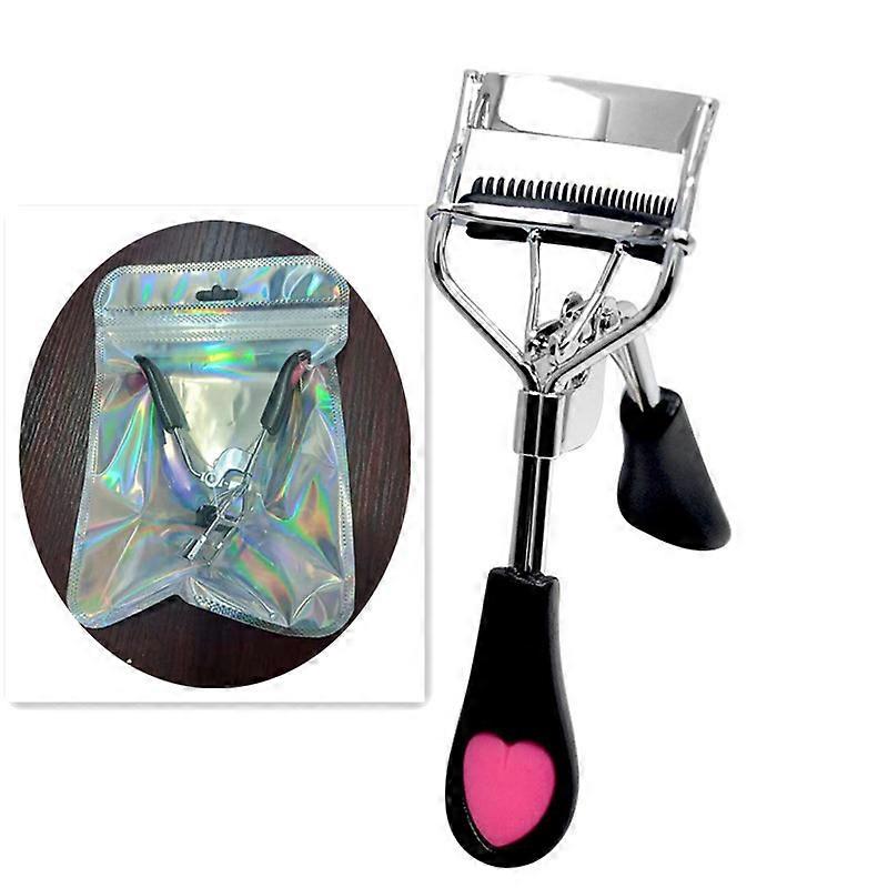 Eyelash Curler With Comb Professional Makeup Tool Black