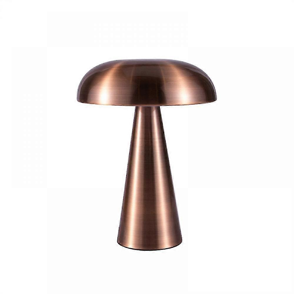 Mushroom Led Table Lamp, 1 Pcs Cordless Lamp For Bedroom, Dimmable Mushroom Night Light, Rechargeable Bedside Table