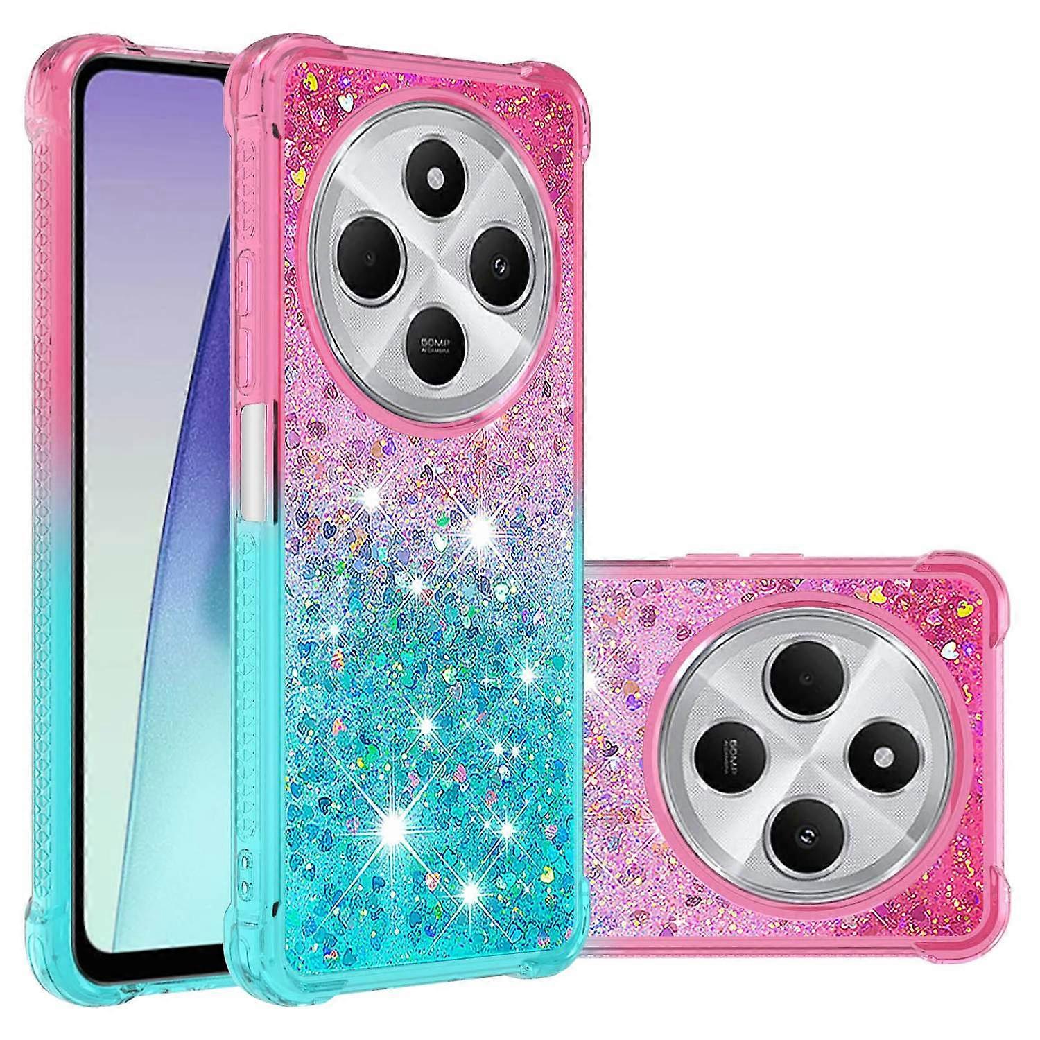 For Xiaomi Redmi 14R 5G Xiaomi Poco C75 4G Xiaomi Redmi 14C 4G Case YB Quicksand Series-3 Gradient Q