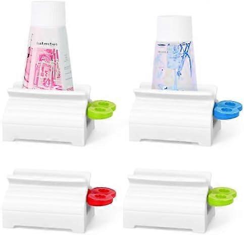 4PCS Toothpaste Squeezers, Toothpaste Dispensers Toothpaste Tube Roller for Bathroom Toothpaste Cream Saving 7*3.8*3.5cm