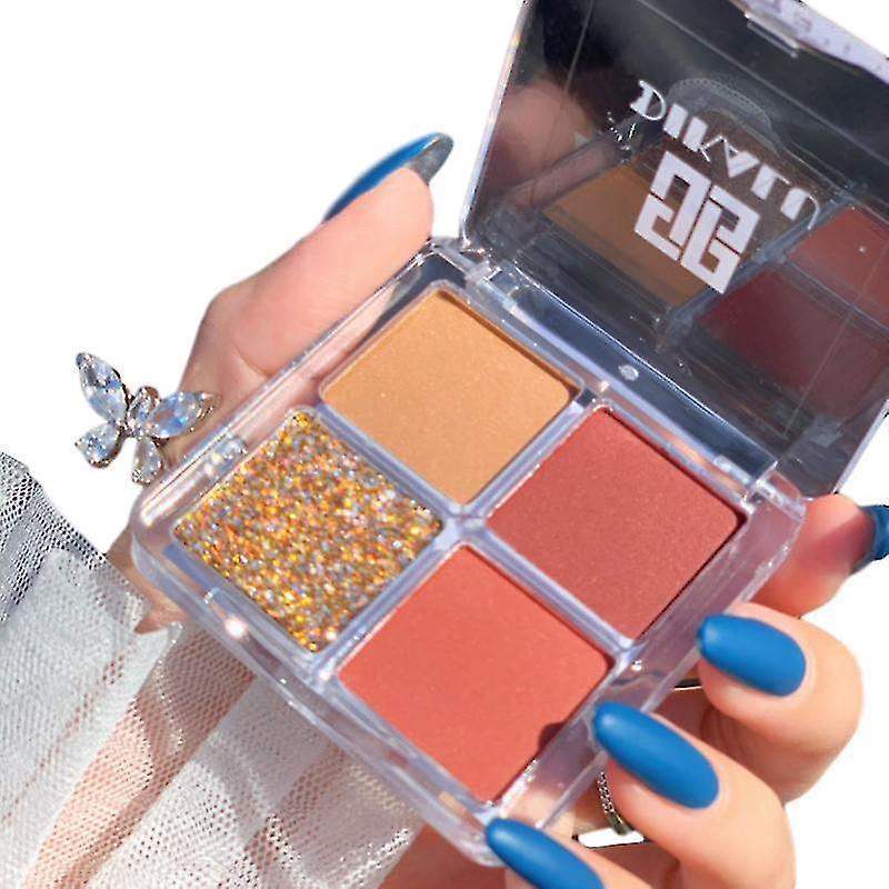 Muzxr- Eye Shadow Eye Shadow Palette Glitter Pearlescent Αδιάβροχο Φυσικό Μακιγιάζ Hzp