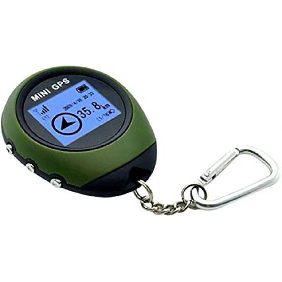 Perfeclan GPS Receiver Navigation Tracker cu breloc Reîncărcabil Drumeții Vânătoare Verde