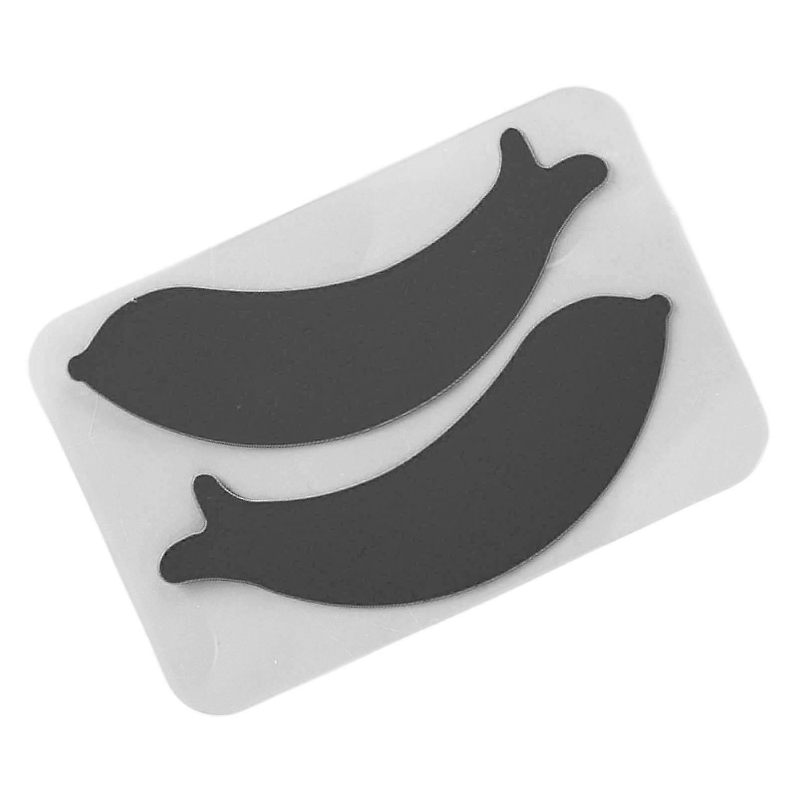 Eyelash Extension Patches Silicone Under Eye Patches Reusable Lower Lash Isolation Pads 10 Pairs Black