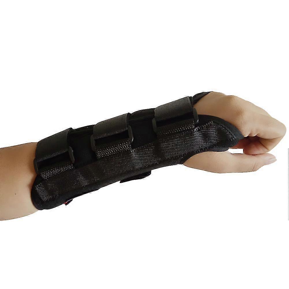 Black Carpal Wrist Support Brace Band Strap Safe ProtectorM-Left