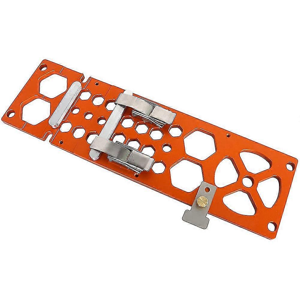 340mm Right Guide Rail Clamp Woodworking Circular Saw Track Stop Cutting Board Auxiliary Clamp