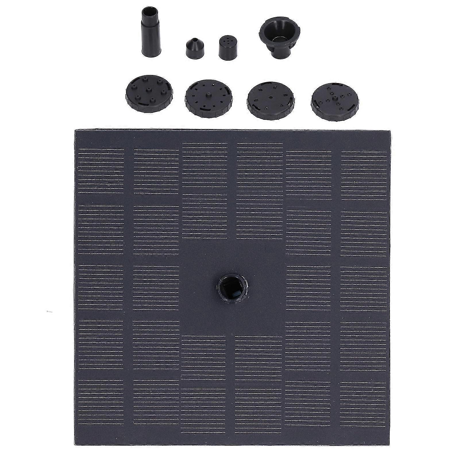 Solar Water Pump Floating Fountain with Monocrystalline Silicon 7V 1.4W for Outdoor Waterscape