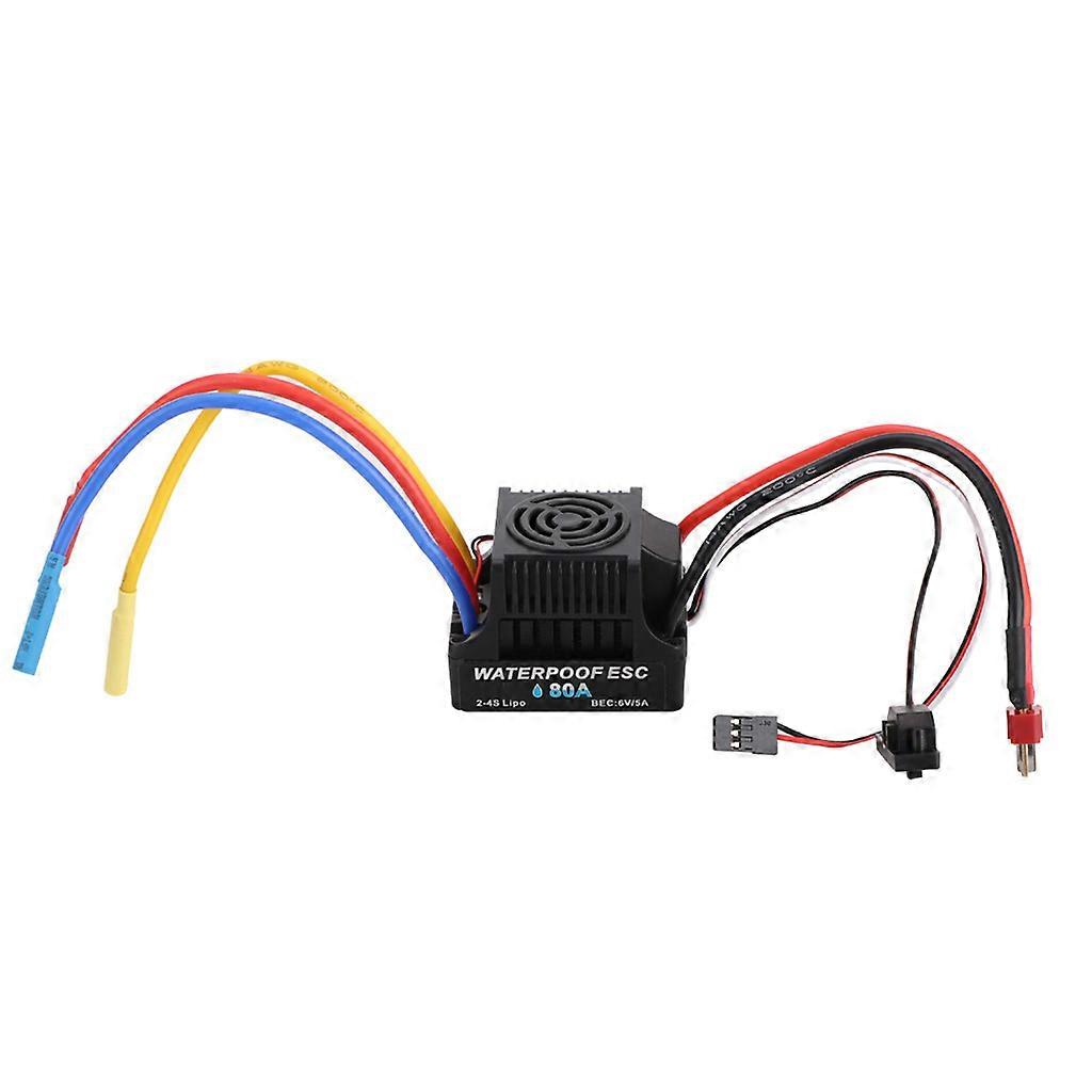 Waterproof RC ESC Replaceable Motor Controller 60A/80A for RC Model Vehicles