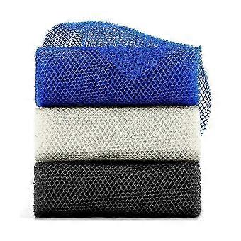 3 Pieces Bath Sponge African Net Long Net Bath Sponge Exfoliating Shower Body Scrubber Back Scrubber Skin Smoother