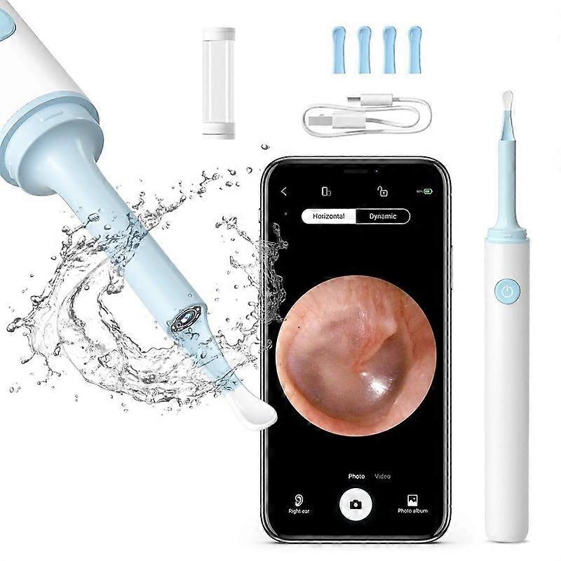 Smart Wireless Visual Ear Cleaner Spoon Safe Endoscope Earpick 5MP Mini Camera Wax Remover Otoscope Ear Tools Health Care Ear Wax Removal Kits