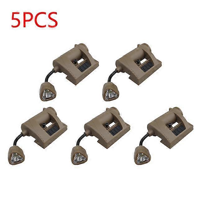 1-5pcs Tactical Helmet Light 3 Modes LED Helmet Lamp Torch Energy Saving Camping Hunting Military Helmet Flashlight
