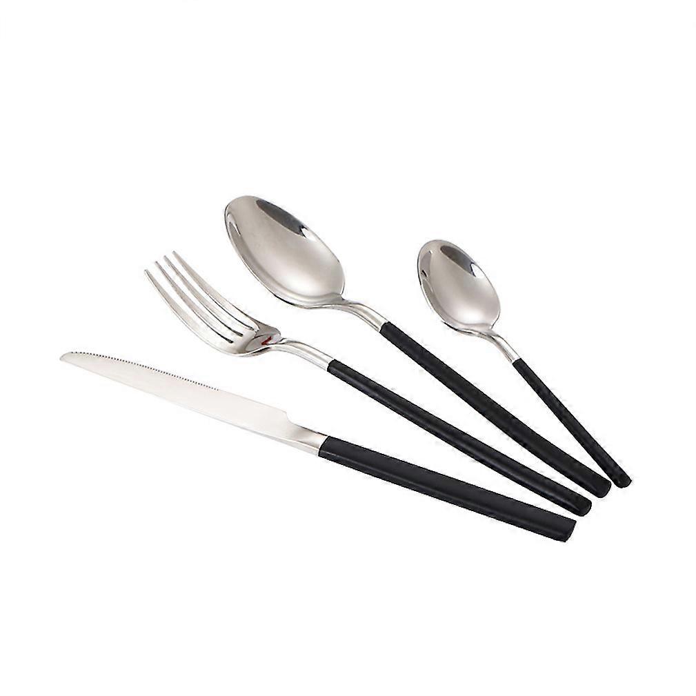 4pcs Cutlery Set Tableware Tableware Spoons Fork Knife Stainless Steel