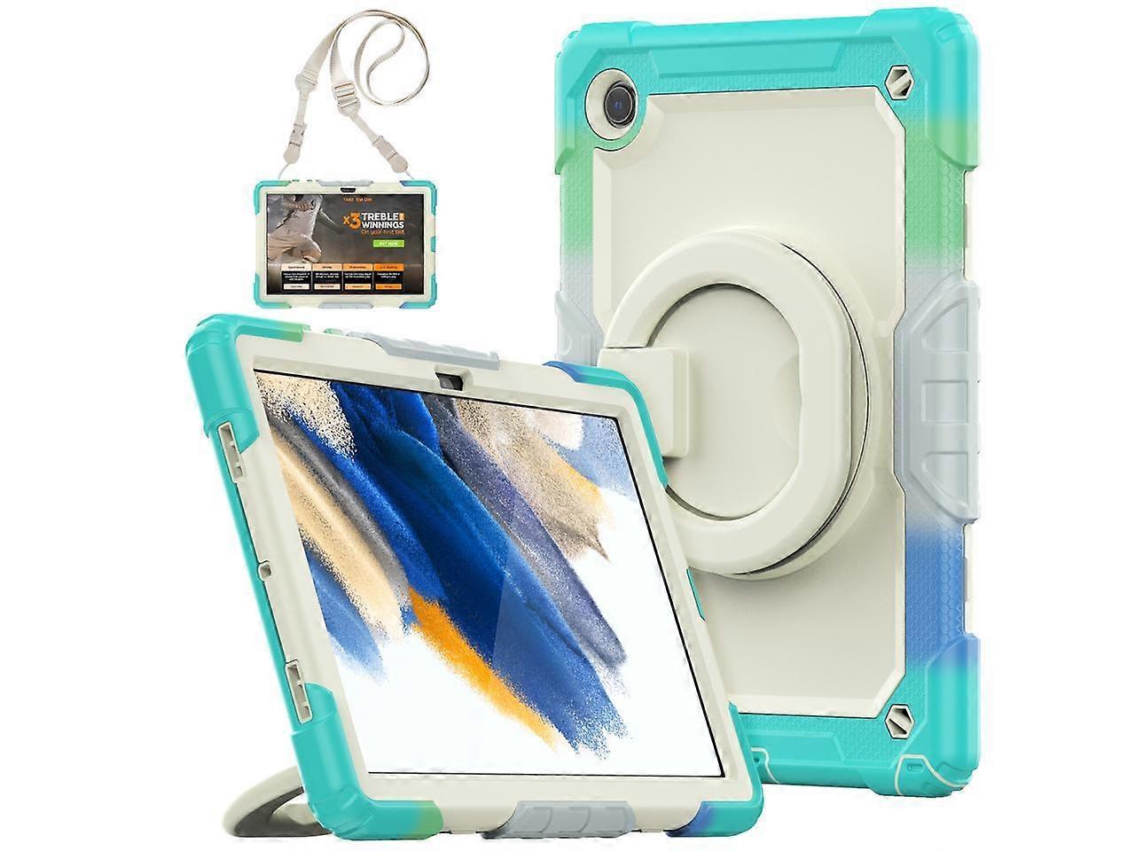 Case For Samsung Galaxy Tab Tab A8 10.5 inch 2022 with Screen Protector and Pen Holder, Shockproof Hard Protective Kids Cover for Galaxy Tab A8 10.5 i