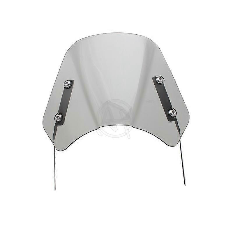Universal Motorcycle ABS Windshield Wind Deflector Windscreen for Harley Honda Yamaha Kawasaki Suzuki 5"-7" Headlight