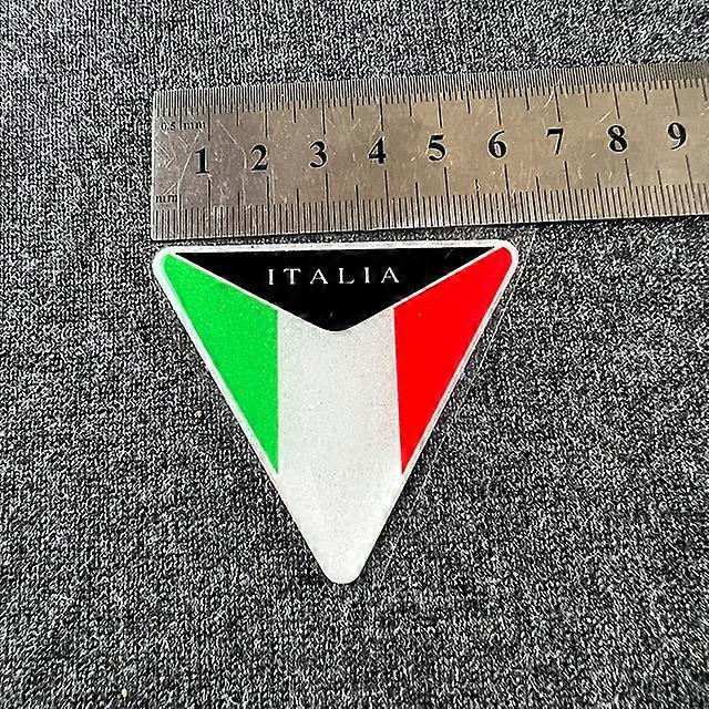 Autocollants de moto réfléchissants 3D Accessoires Décalcomanies décoratives pour l’Italie FlagVehicle Wraps