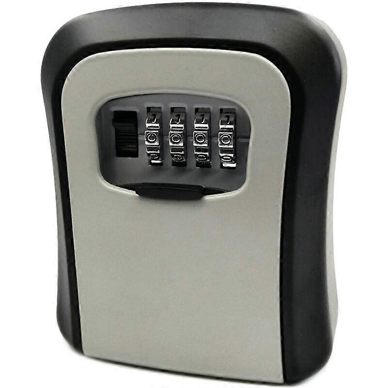 Key Lock Box, Wall Mount, 4 Digit