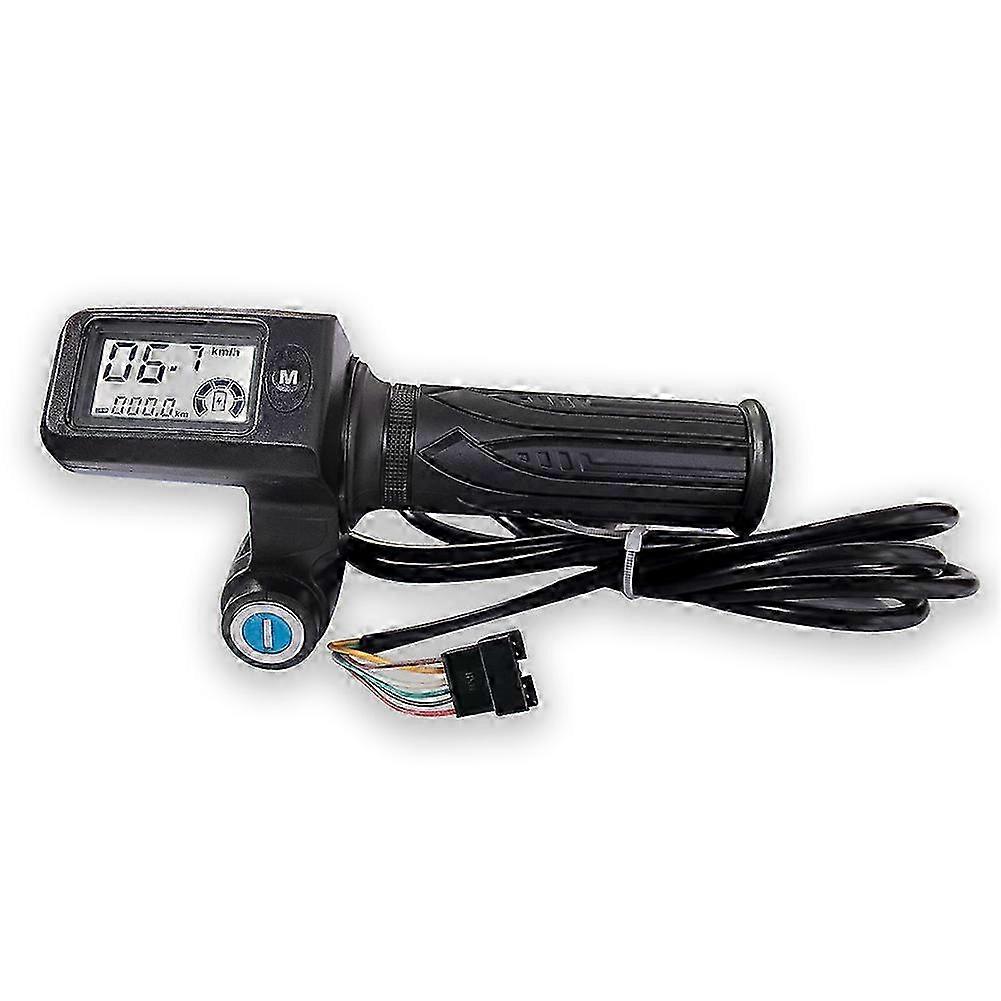 Battery Display Electric Vehicle Turns Handles Anti-slip Comfortable Electric-Bicycles Swivels Handle for Safe Driving