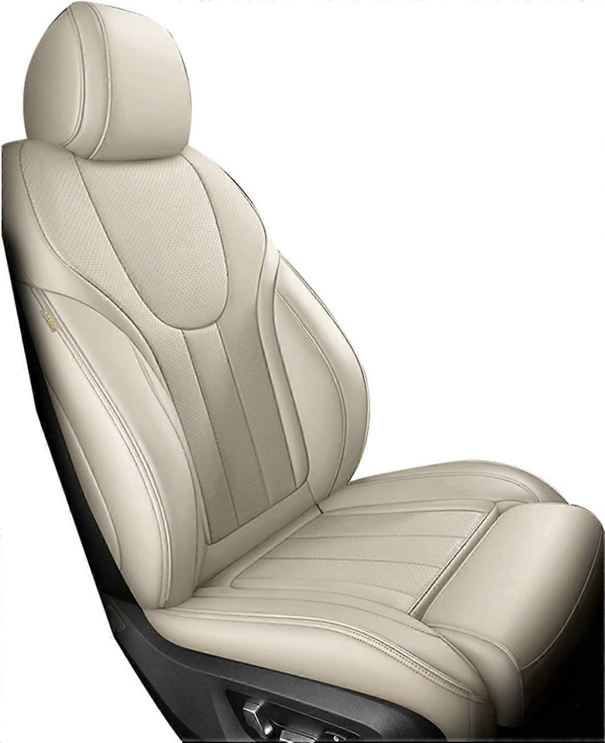 Car Seat Cover Car Leather Interior Front And Rear Waterproof Seat Cover Accessories For Hyundai For Kona I30 Ix35 I40 (Color : 1PCS-Red)