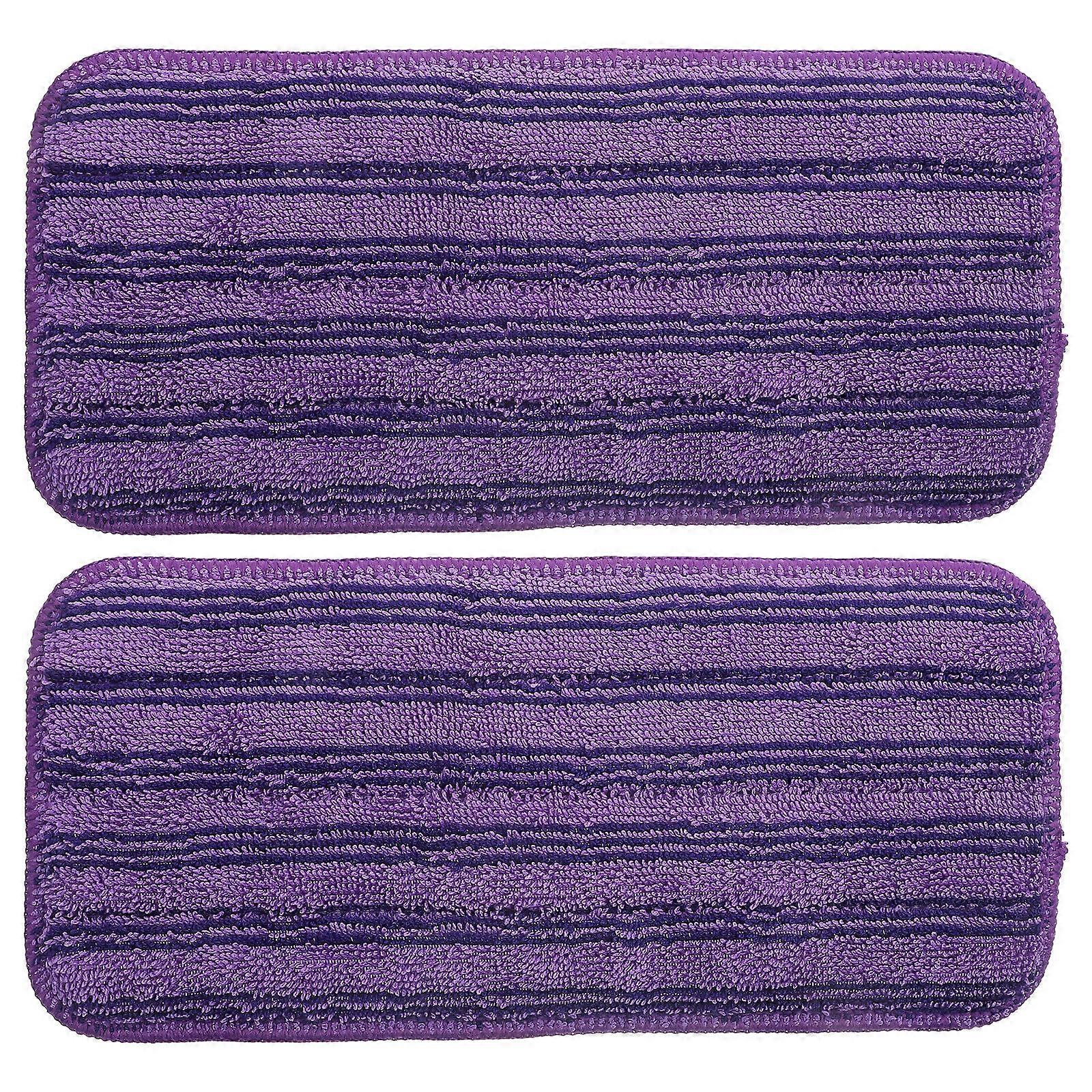 2pcs Mop Pad Reusable Mop Cover Washable Mop Head Refill Floor Mop Part Compatible for Swiffer Wet Jet