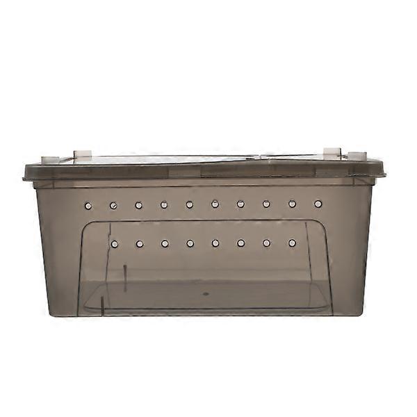 Plastic Reptile Box Terrarium with Feeding Box Pet Reptile Breeding Box
