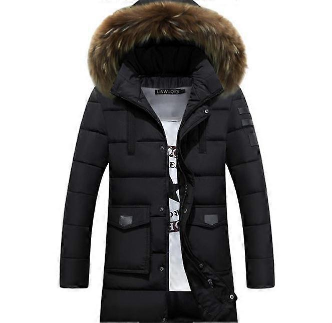 Men's Long Winter Coat Heavyweight Down Jacket Parka Warm Puffer Jacket