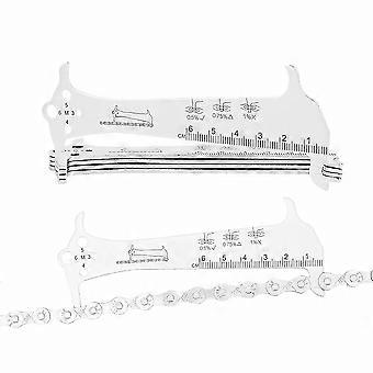 in Bike Chain Wear Ruler Stainless Steel Repairing Bicycle