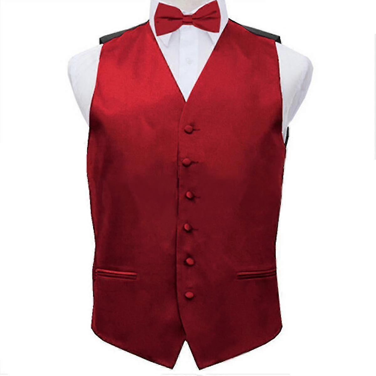 Herren Anzug Weste Weste Klassisch Solid Casual Weste