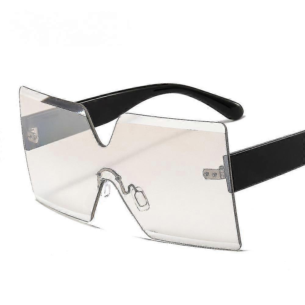 C12frameless Large Frame Personality Versatile One-piece Color Sunglasses Multicolor Fashion Ins Hot Selling Sunglassesxq-sg1480