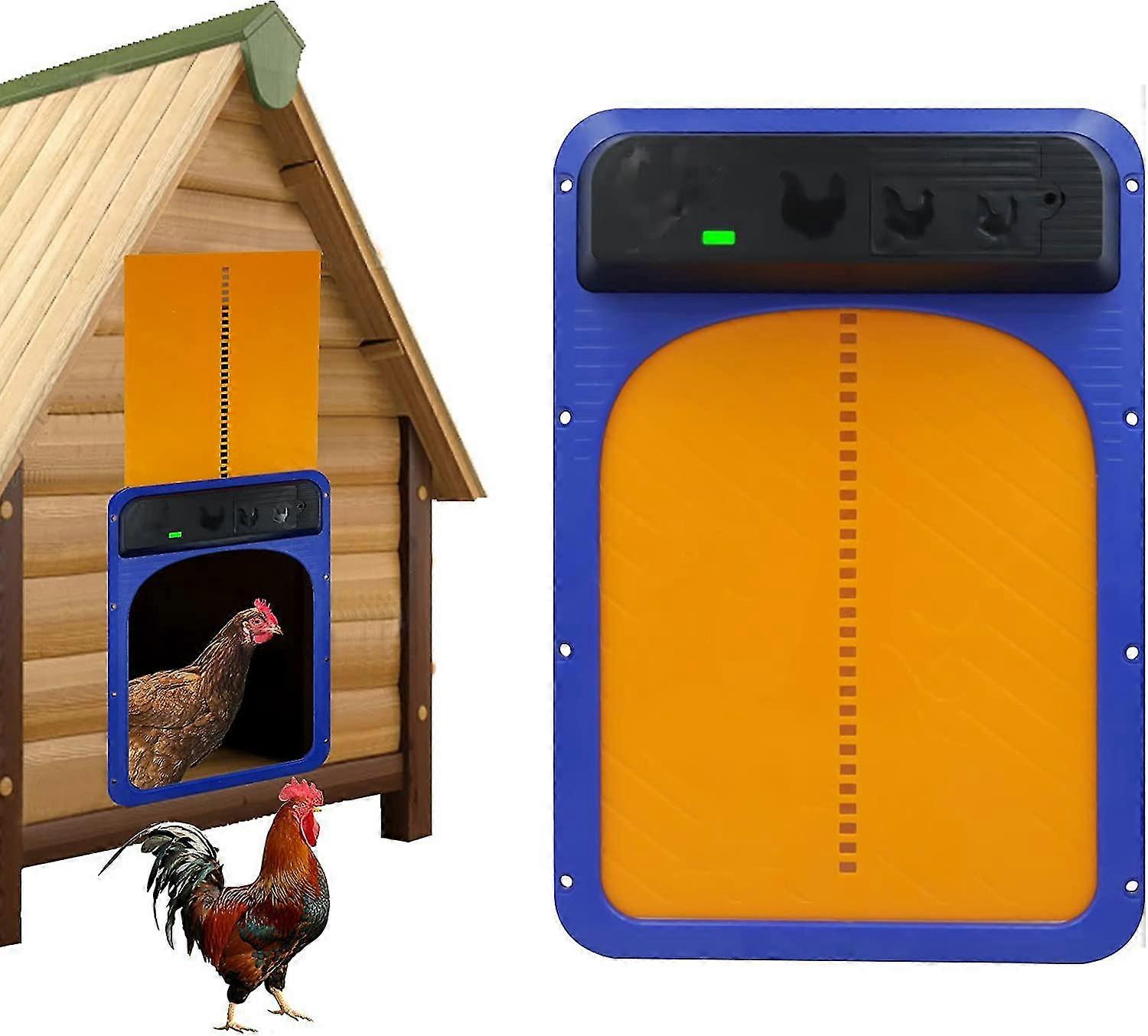 باب قن الدجاج التلقائي ، باب الدجاج التلقائي ، باب حظيرة الدجاج ، باب الدجاج الاستشعار عن الضوء ، ملحقات حظيرة الدجاج