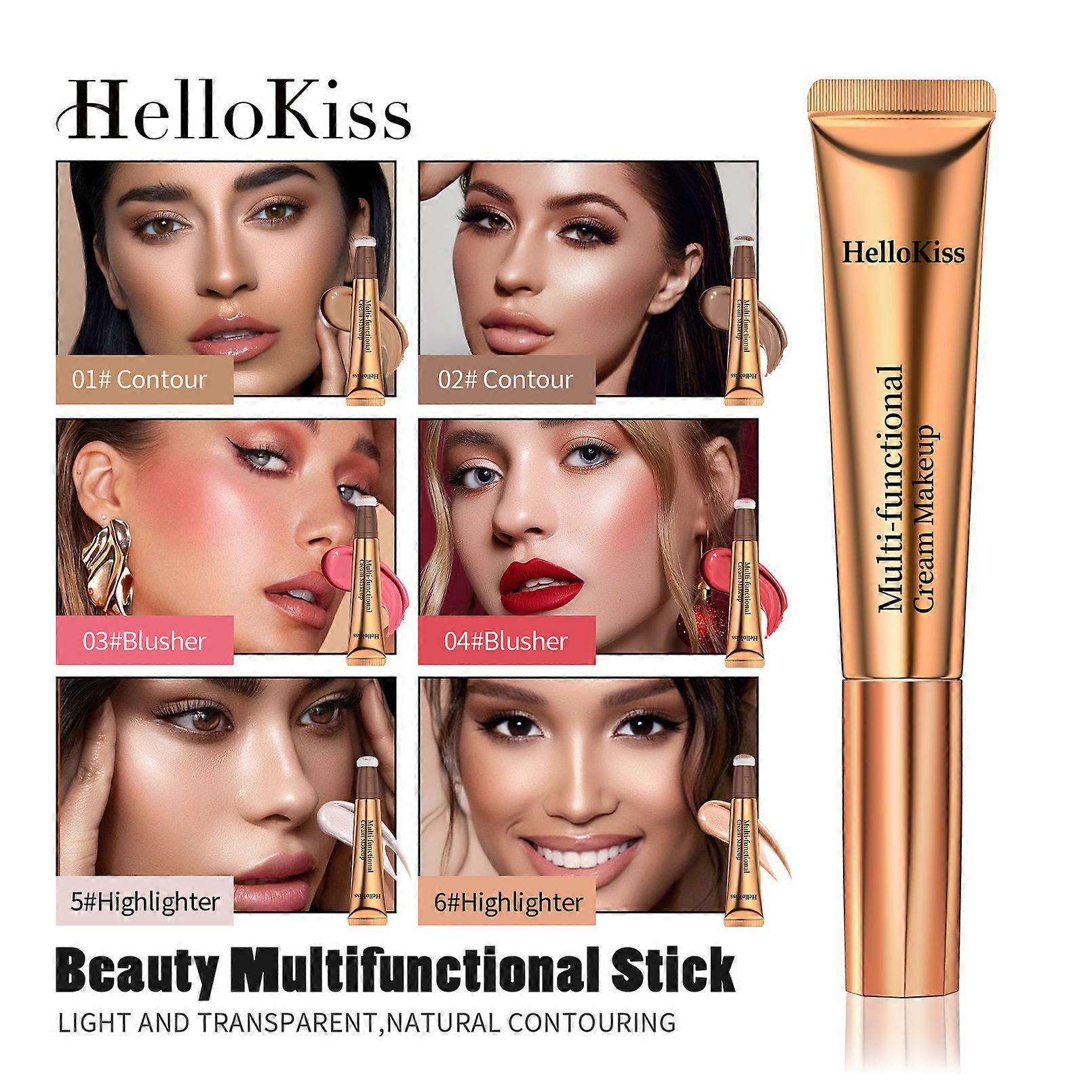 HelloKiss Multifunctional Liquid Makeup Pen Highlighter Blush Repair Cream