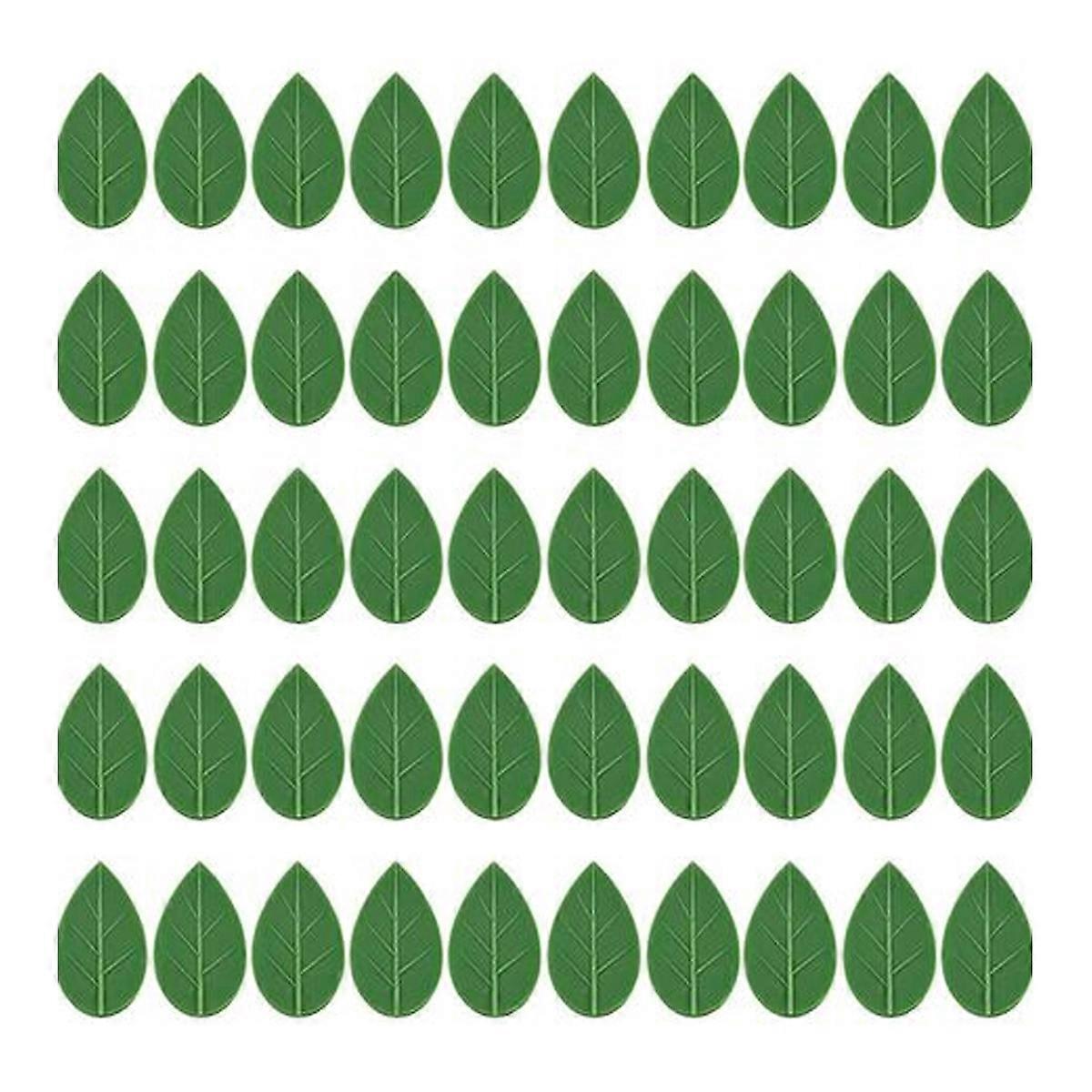 Κλιπ για αναρριχητικά φυτά Κλιπ στερέωσης για αυτοκόλλητο βραχίονα 50 τεμάχια (πράσινο)