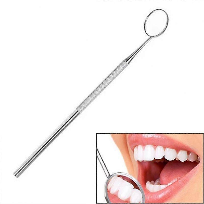 Speil for tannbehandling og munnhygiene - Rustfritt stål sølv