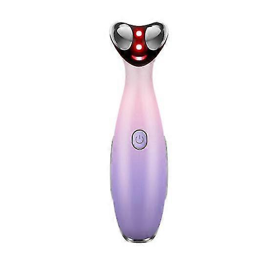 3 in 1 eye and face massager, anti-aging wrinkle remover(purple)