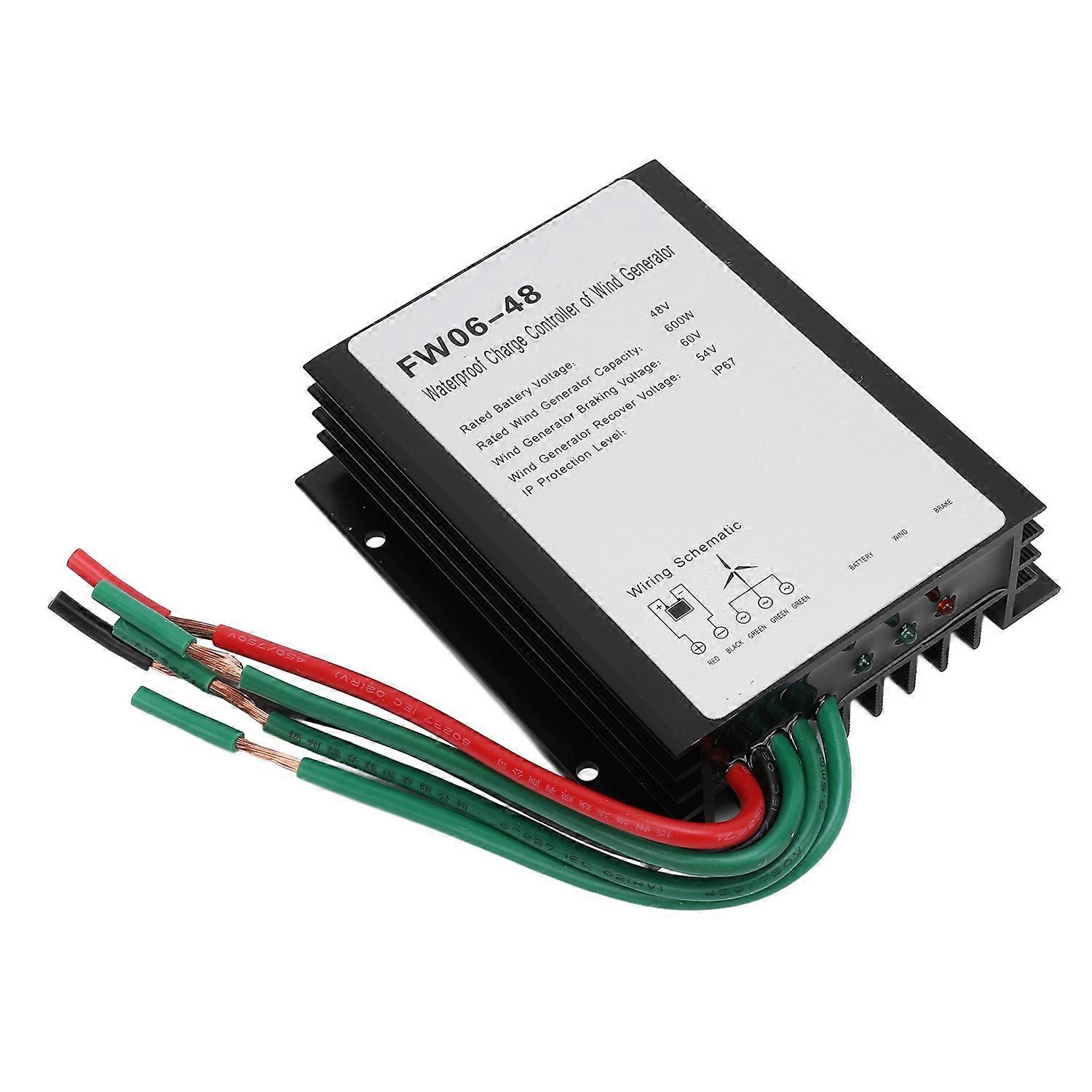 MPPT Wind Turbine Charge Controller 48V Led IP67 Water Resistant Automatic Controller for 0 to 600w 