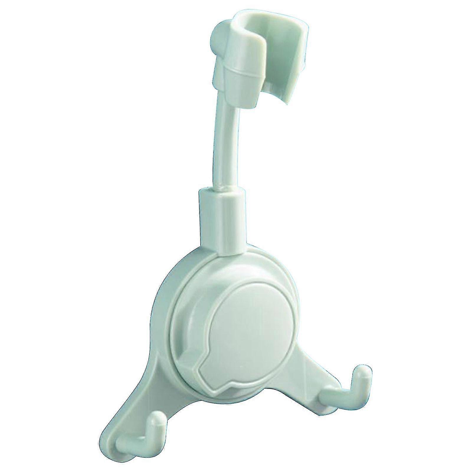 360 Shower Head Holder Self Adhesive Bracket With 2 Hooks