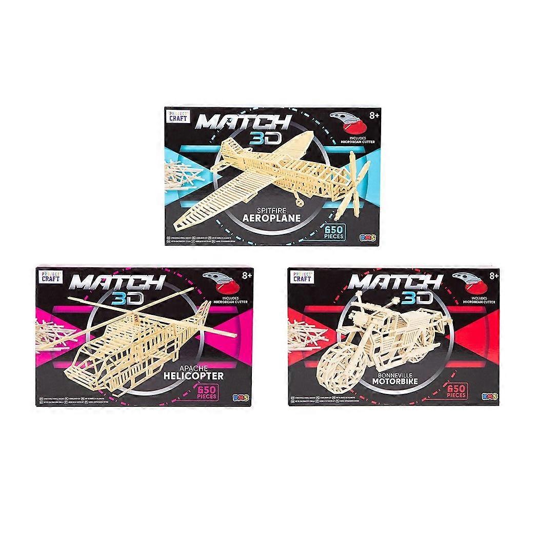 Grafix Matchstick Construction Set assortiment