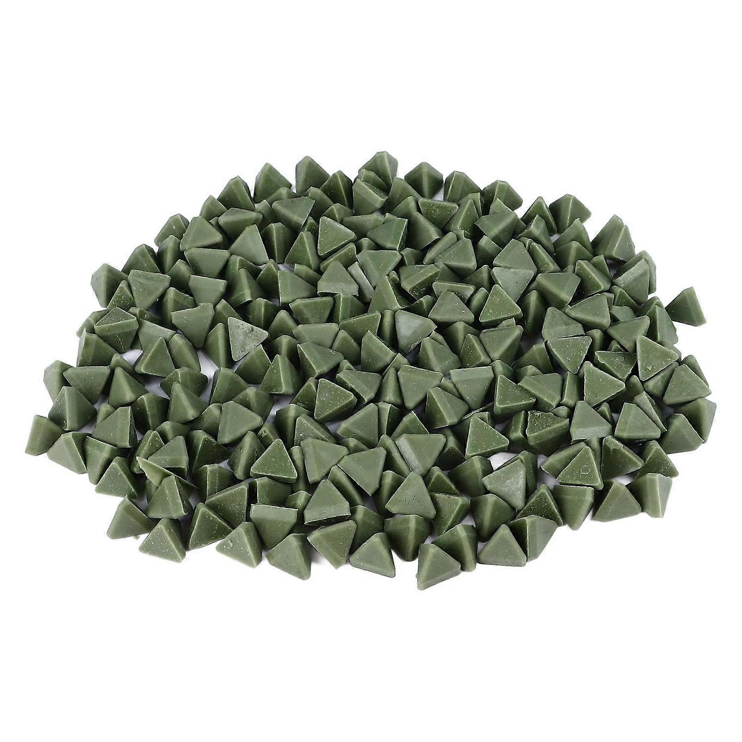 Triangle Resin Abrasive Efficient Resin Tumbling Media for Vibration Buffing Jewelry Polishing 15mm 