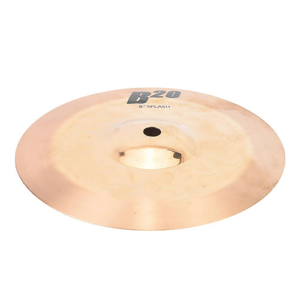 IRIN 8インチ耐久性のある真鍮スプラッシュシンバル楽器アクセサリードラムセット用