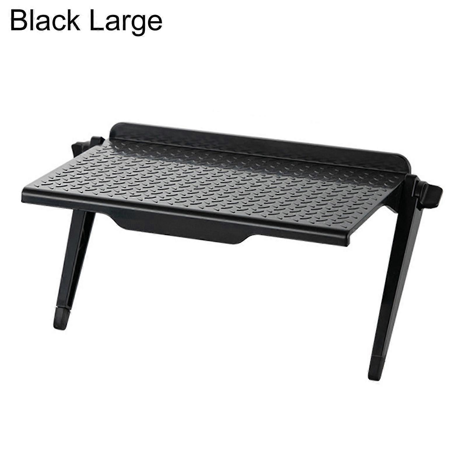Monitor Storage Rack Punch-free Adjustable Desktop PC Screen Support TV Shelf Organizer for Computer