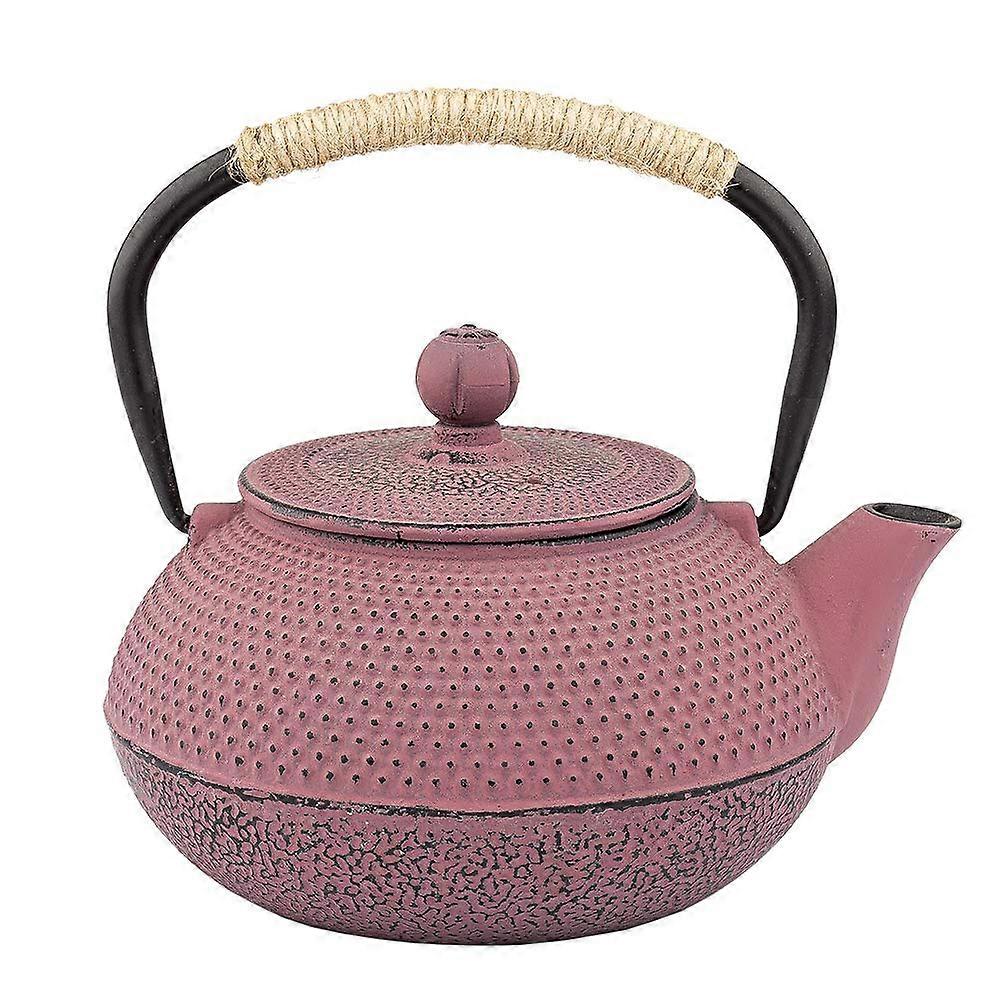 Japanese Cast Iron Teapot 900ml with Removable Infuser, Traditional Japanese Design, Durable Material, Black Color