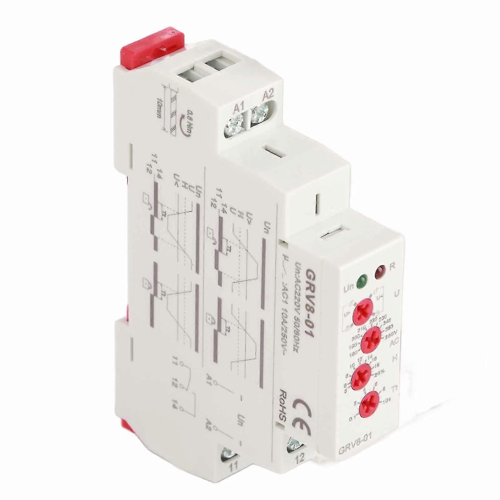 Grv801 Single Phase Voltage Control Monitoring Relay Over Voltage Protection (1)