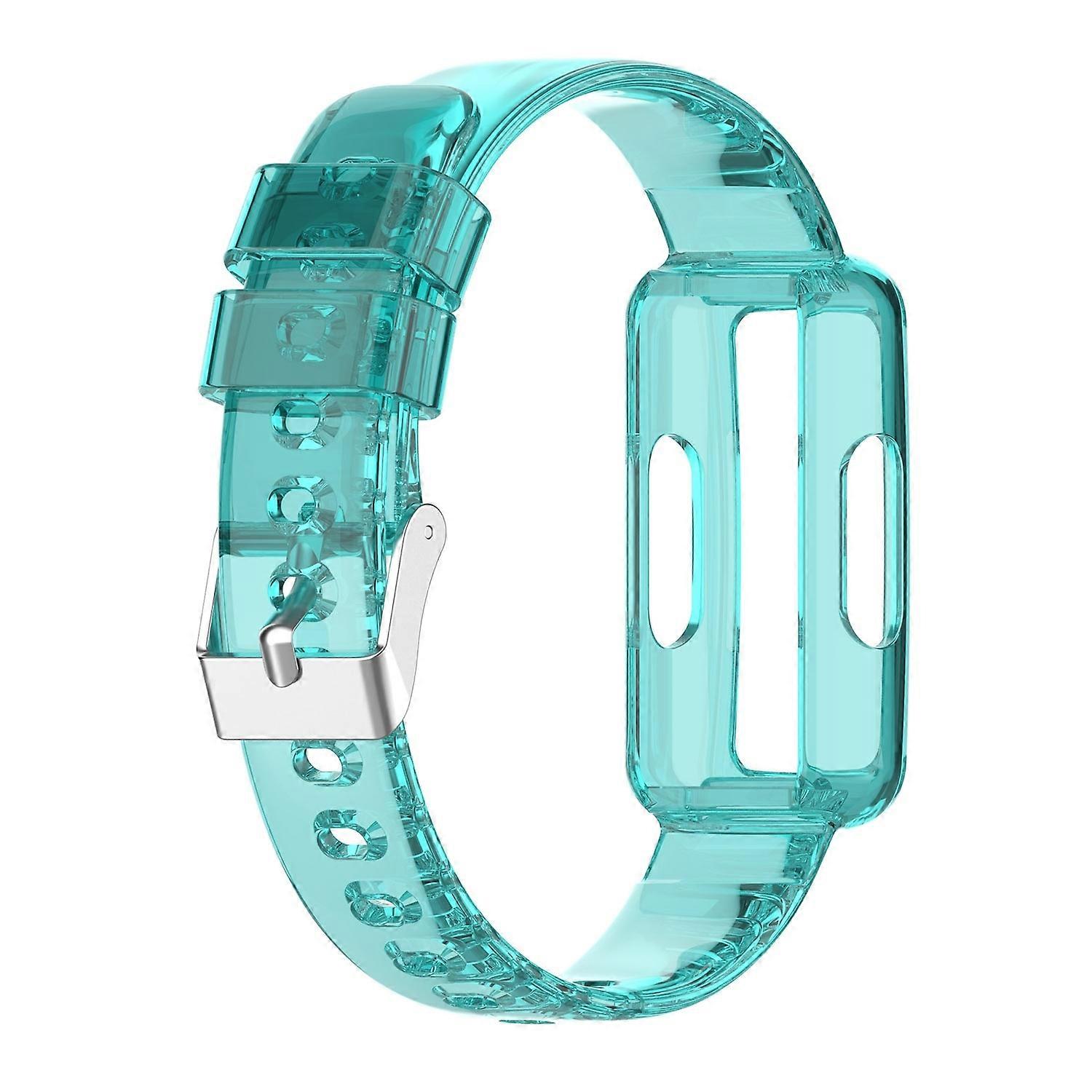 Transparent Silicone Integrated Watch Strap For Fitbit inspire 2