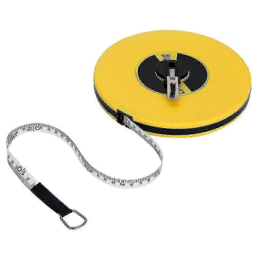 Fiberglass Tape Measure Long Reel Surveyors, 50 Meters Ruler Tools